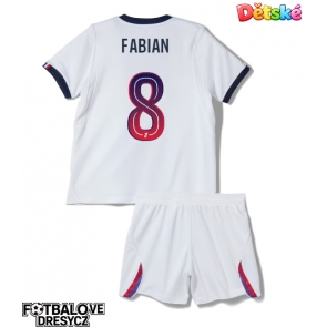 Paris Saint-Germain Fabian Ruiz #8 Dětské Venkovní dres komplet 2026-27 Krátký Rukáv (+ trenýrky)